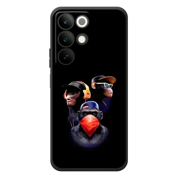 Чехол с рисунком «Три обезьяны» для Realme C85 Чехол с рисунком «Три обезьяны» для Realme C85