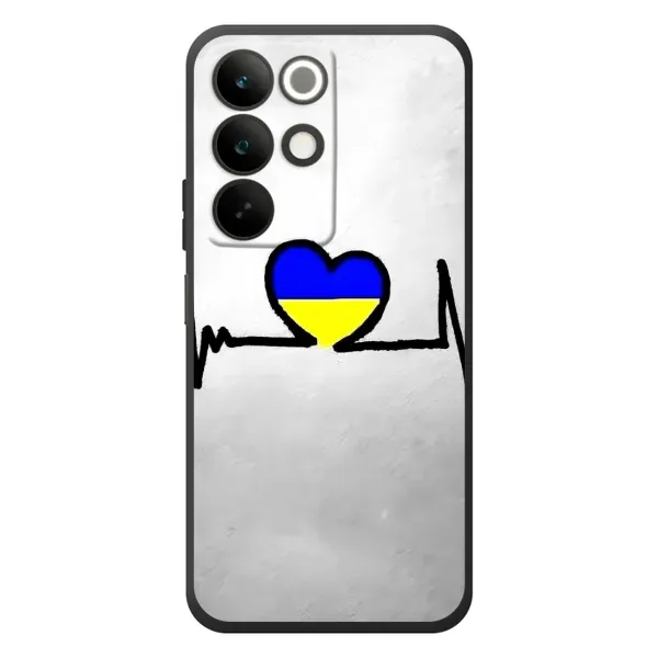 Чехол с рисунком «Украинская кардиограмма» для Realme C85 Чехол с рисунком «Украинская кардиограмма» для Realme C85
