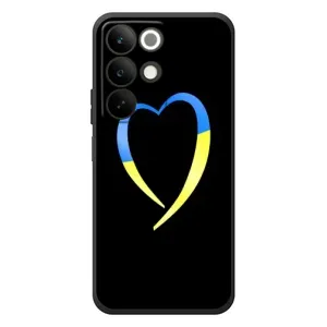 Силиконовый Чехол на RealMe C85 (Я-Украина) (Украинское сердце)