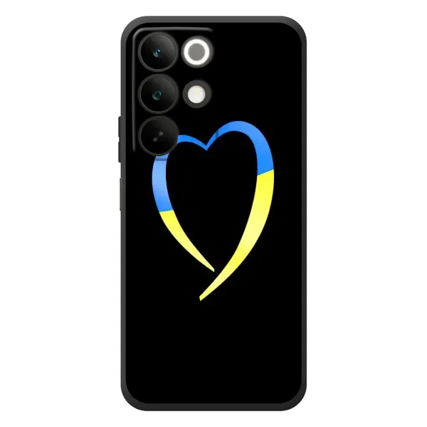 Чехол с рисунком «Украинское сердце» для Realme C85 Чехол с рисунком «Украинское сердце» для Realme C85