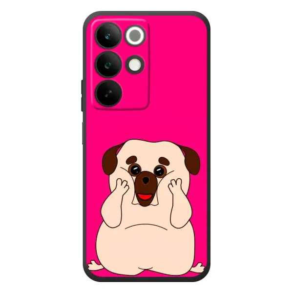 Чехол с рисунком «Веселый Мопсик» для Realme C85 Чехол с рисунком «Веселый Мопсик» для Realme C85