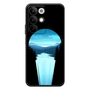Летний Чехол на RealMe C85 (Синий Водопад)