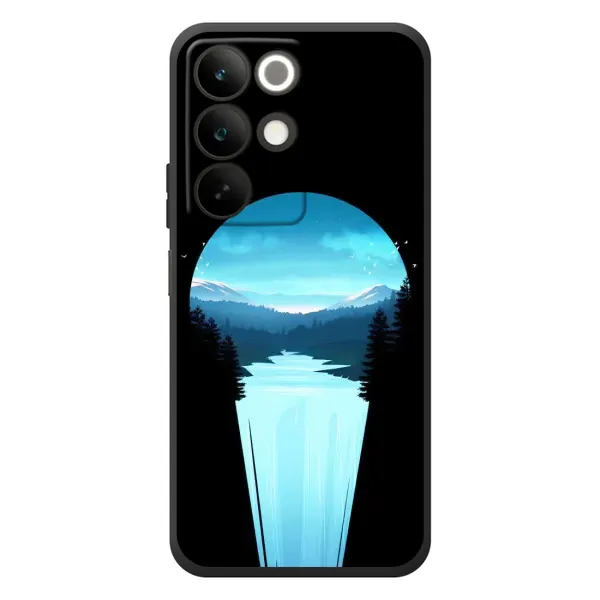 Чехол с рисунком «Синий Водопад» для Realme C85 Чехол с рисунком «Синий Водопад» для Realme C85