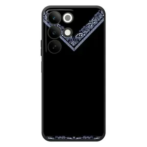Силиконовый Чехол на RealMe C85 (Воротник вышиванки)