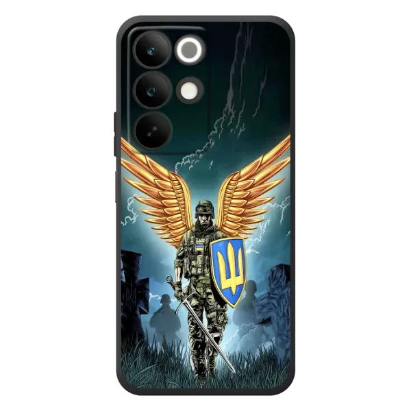 Чехол с рисунком «ЗСУ з крильями» для Realme C85