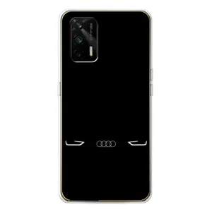 Силіконовий бампер з картинкою машини на Realme GT 5G (Сілует Audi)