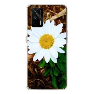 Чохол з ромашками на Realme GT 5G (Біла ромашка)