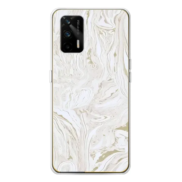 Чехол с рисунком «белый мрамор» для Realme GT 5G Чехол с рисунком «белый мрамор» для Realme GT 5G