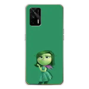 Чехол Головоломка для Realme GT 5G - (AlphaPrint) (Брезгливость)
