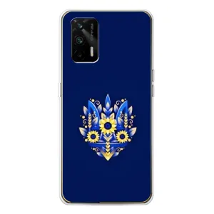 Чехол Укр Символика для Realme GT 5G (Цветущий Герб)
