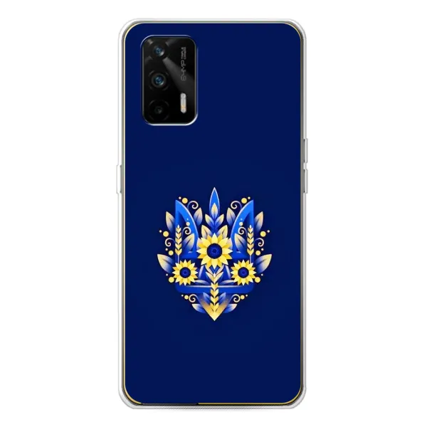 Чехол с рисунком «Цветущий Герб» для Realme GT 5G