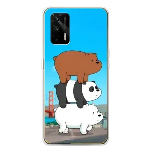 Чехлы с Пандами на Realme GT 5G (Друзья)