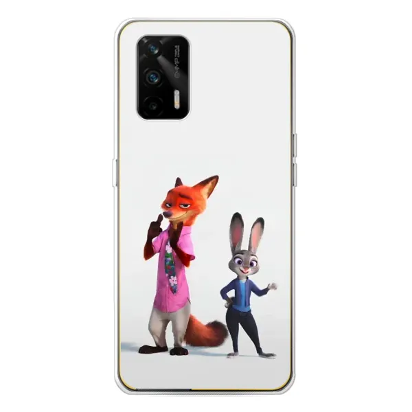 Чехол с рисунком «Джуди и Ник» для Realme GT 5G Чехол с рисунком «Джуди и Ник» для Realme GT 5G