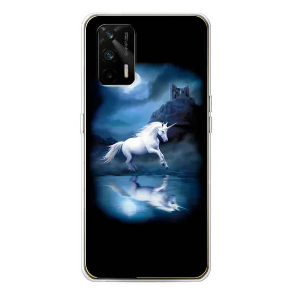Чехол с рисунком «Единорог» для Realme GT 5G Чехол с рисунком «Единорог» для Realme GT 5G