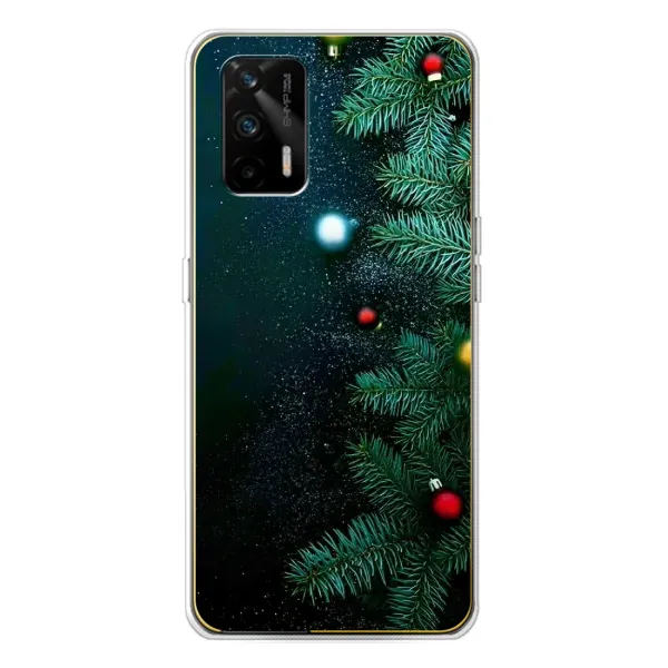 Чехол с рисунком «Елка» для Realme GT 5G Чехол с рисунком «Елка» для Realme GT 5G