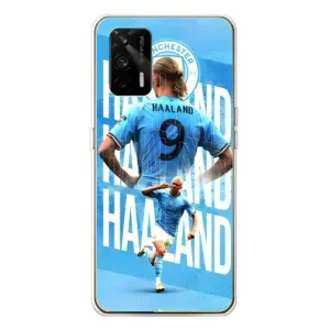Чехлы с принтом для Realme GT 5G Футболист (Erling Haaland)