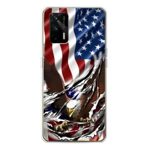 Чехол Флаг USA для Realme GT 5G (Флаг USA)