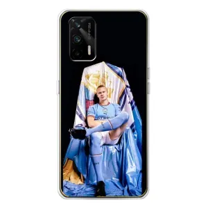 Чехлы с принтом для Realme GT 5G Футболист (футболист Холанн)