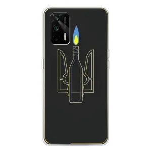 Чехол с картинкой (Патриотический ГЕРБ) на Realme GT 5G (Герб - Молотова)