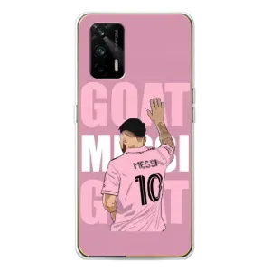 Чехлы Лео Месси в Майами на Realme GT 5G (GOAT MESSI)