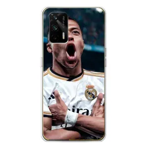 Чехол (TPU) с Футболистом на Realme GT 5G (Гол Мбаппе)