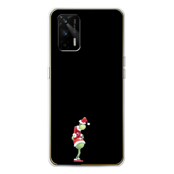 Чехол с рисунком «Гринч на чорном» для Realme GT 5G Чехол с рисунком «Гринч на чорном» для Realme GT 5G