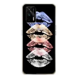 Чохол Стильні дівчата на Realme GT 5G (Губи)