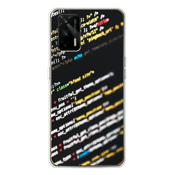 Чехол с рисунком «Код» для Realme GT 5G Чехол с рисунком «Код» для Realme GT 5G