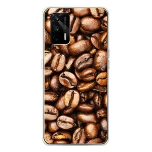 Чохол з зображенням смачної їжі для Realme GT 5G (Кава)