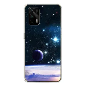 Чохол (ТПУ) з планетами на Realme GT 5G (Космічний вид)
