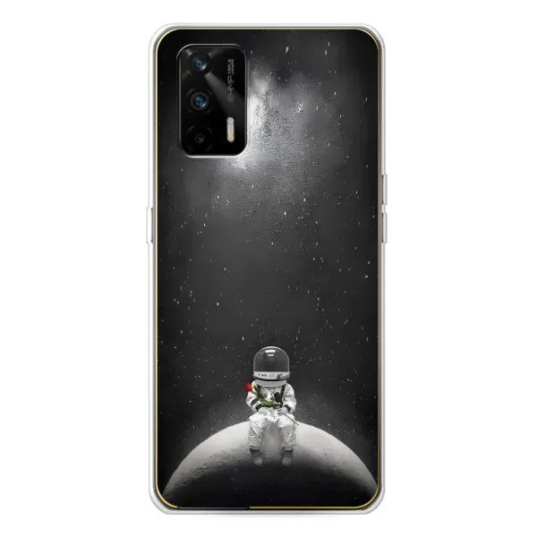 Чехол с рисунком «Космонавт романтик» для Realme GT 5G Чехол с рисунком «Космонавт романтик» для Realme GT 5G