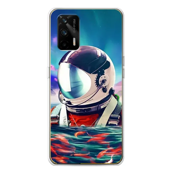 Чехол с рисунком «Космонавт в воде» для Realme GT 5G Чехол с рисунком «Космонавт в воде» для Realme GT 5G
