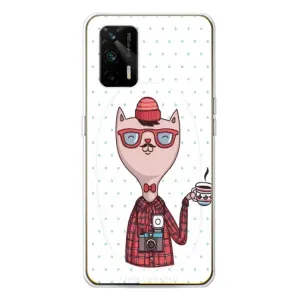 Чехол на тематику: Коты для Realme GT 5G (Кот аристократ)