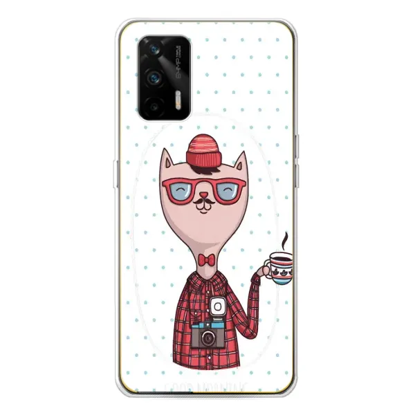 Чехол с рисунком «Кот аристократ» для Realme GT 5G Чехол с рисунком «Кот аристократ» для Realme GT 5G