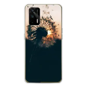 Силіконовий Чохол з кульбабками на Realme GT 5G (Гарна кульбабка)