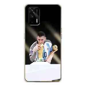 Чехлы Лео Месси Аргентина для Realme GT 5G (Кубок Мира)
