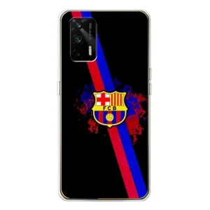 Чехол для Realme GT 5G (Барселона) (Лого Барсы)