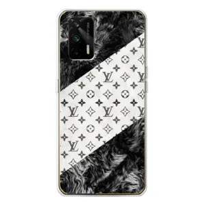 Чохол Стиль Louis Vuitton на Realme GT 5G (LV на білому)