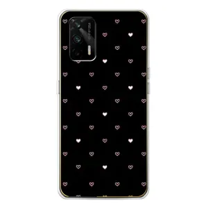 Чехлы с тематикой "Маленькие Сердечки" на Realme GT 5G (Маленькие сердечки)