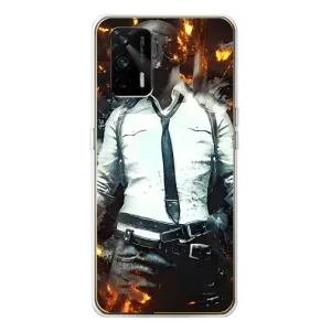 Чохол з картинкою "Герой Pubg" на Realme GT 5G (Man Пубг)