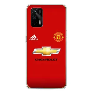 Силиконовые Чехлы принт Футбол на Realme GT 5G (Man United)