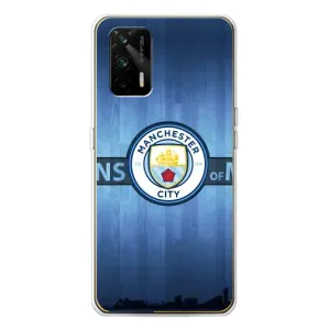 Силиконовые Чехлы принт Футбол на Realme GT 5G (ManCity)