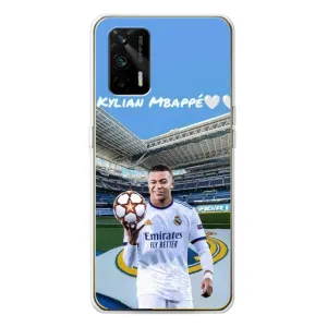 Чехол (TPU) с Футболистом на Realme GT 5G (Mbappe Real)