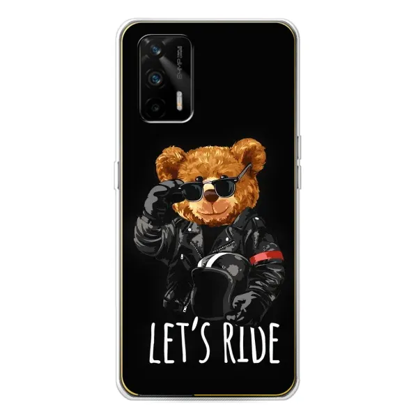 Чехол с рисунком «Модный Мишка» для Realme GT 5G