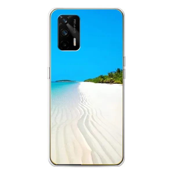 Чехол с рисунком «Море песок» для Realme GT 5G Чехол с рисунком «Море песок» для Realme GT 5G