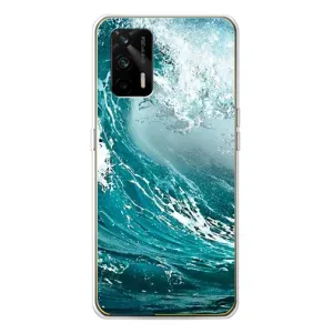 Летний Чехол на Realme GT 5G (Морская волна)