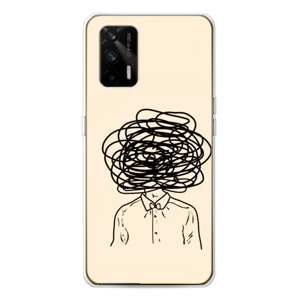 Чехол с рисунком «Мысли» для Realme GT 5G Чехол с рисунком «Мысли» для Realme GT 5G
