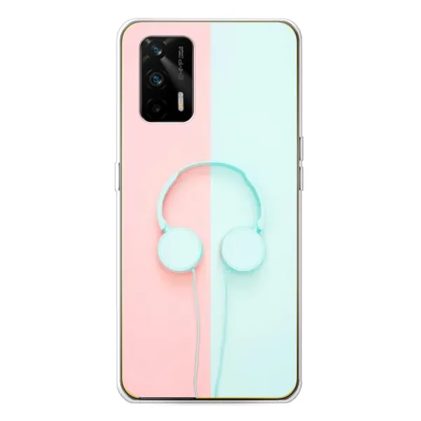 Чехол с рисунком «Наушники» для Realme GT 5G Чехол с рисунком «Наушники» для Realme GT 5G
