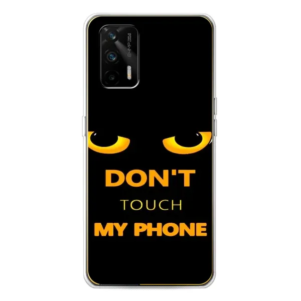 Чехол с рисунком «Не трогай мой телефон» для Realme GT 5G Чехол с рисунком «Не трогай мой телефон» для Realme GT 5G
