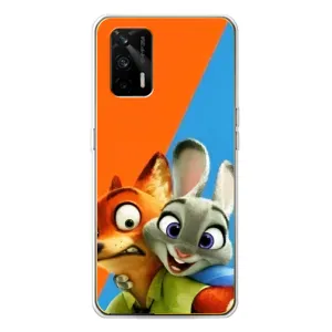 Чехлы ЗВЕРОПОЛИС для Realme GT 5G (Ник и Хопс)